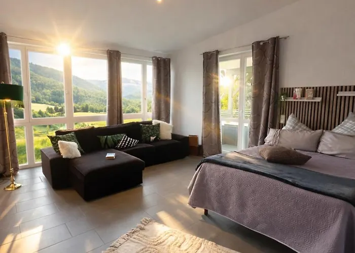 公寓 Kleine Milchbar Barrierefrei In Den Bergen Auf Dem Hof Grindelborn